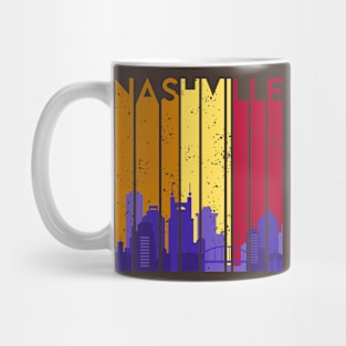 Nashville Cityscape Text Mug